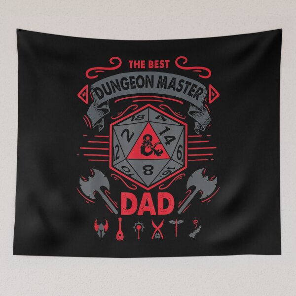 Item preview, Dungeons & Dragons The Best Dungeon Master Dad Die Logo designed and sold by LeroyAshl.