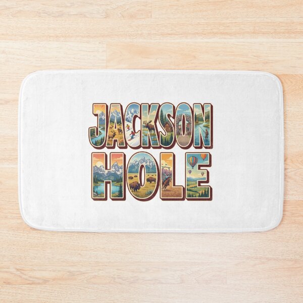 Item preview, Jackson Hole Wyoming Vintage Mountain Travel Outdoors designed and sold by Milasneeze.