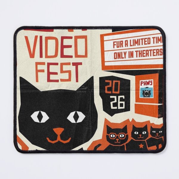 Item preview, Poster CatVideoFest 2026 designed and sold by angelafor.