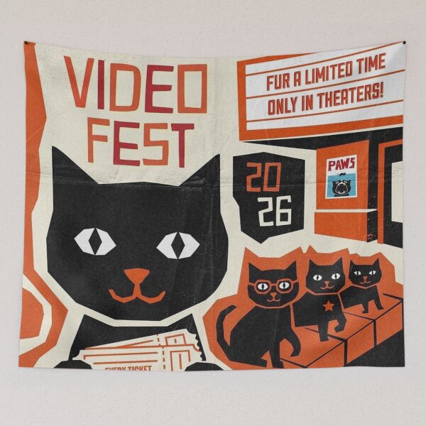 Item preview, Poster CatVideoFest 2026 designed and sold by angelafor.