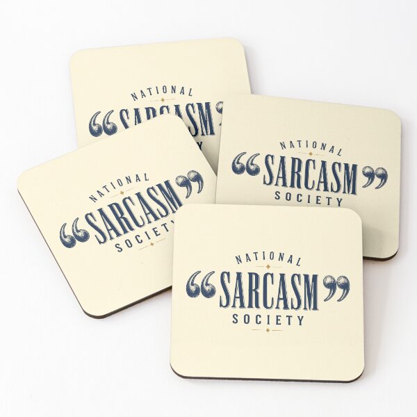 Item preview, National Sarcasm Society – Vintage Sarcastic Typography designed and sold by 89shirts.