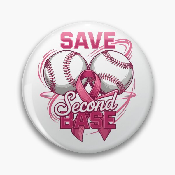 Item preview, Breast Cancer Awareness Baseball Pink Ribbon designed and sold by WarningWindow.