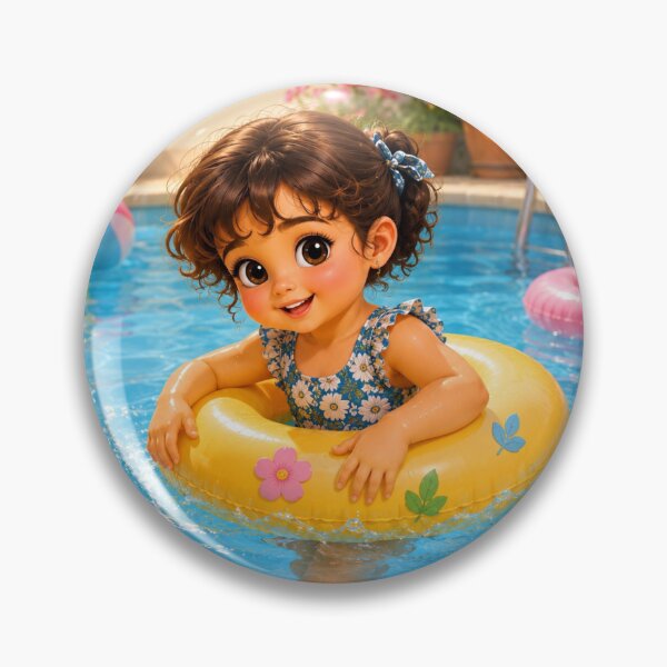 Item preview, Reem Loves Swimming designed and sold by LumivaraGallery.