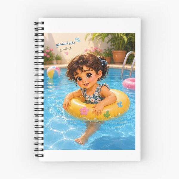 Item preview, Reem Loves Swimming designed and sold by LumivaraGallery.