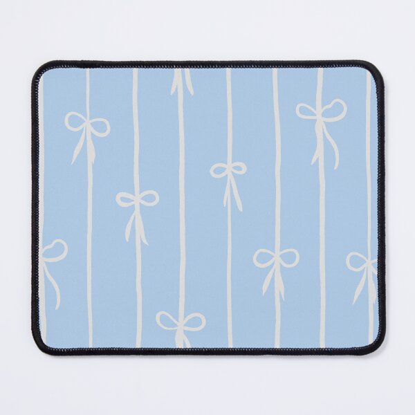 Item preview, Ribbon ties - Bloom and Bow - blue grey designed and sold by Stephanie Fiona Design.