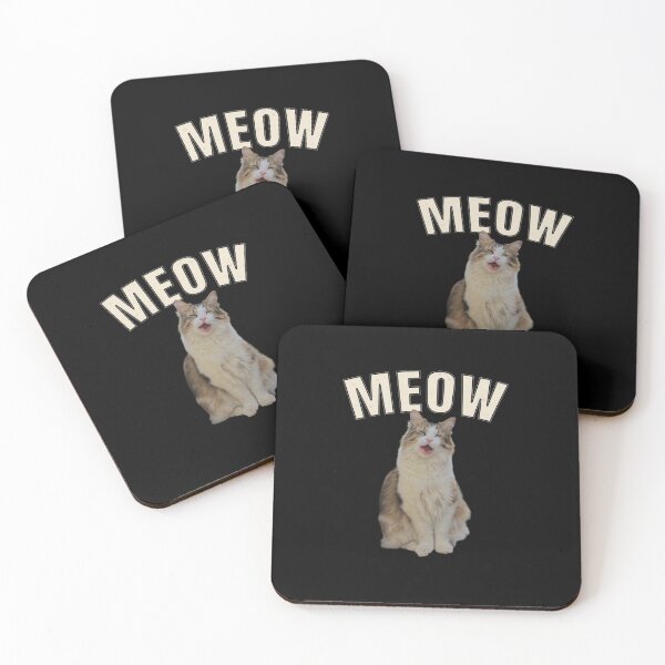 Item preview, Meow Cat – Funny Talking Cat Design designed and sold by MB-CatPrints.