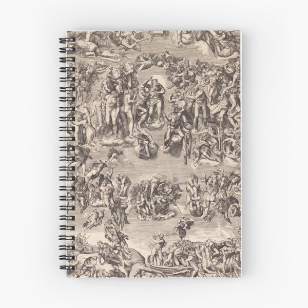 Item preview, The Last Judgment Engraving After Michelangelo designed and sold by artofuniverse.