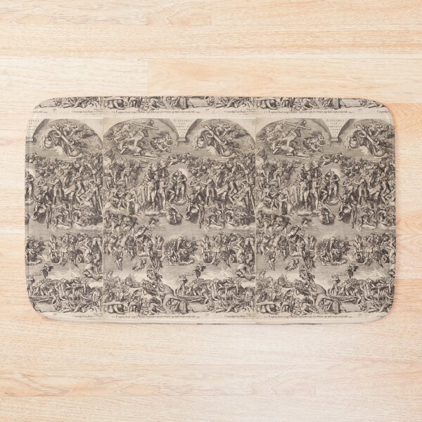 Item preview, The Last Judgment Engraving After Michelangelo designed and sold by artofuniverse.
