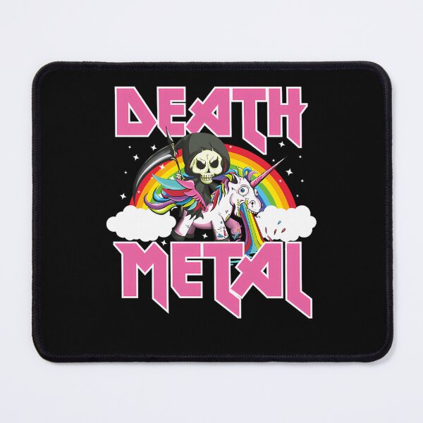 Item preview, Death Metal Rainbow Cute Reaper Unicorn designed and sold by Hbhshop.