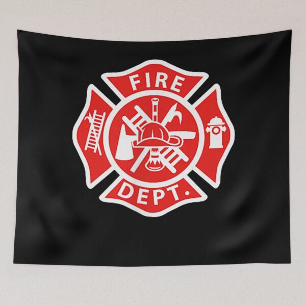 Item preview, Fire Department Logo Uniform Fireman Symbol Firefighter Gear  designed and sold by LeroyAshl.