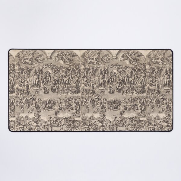 Item preview, The Last Judgment Engraving After Michelangelo designed and sold by artofuniverse.