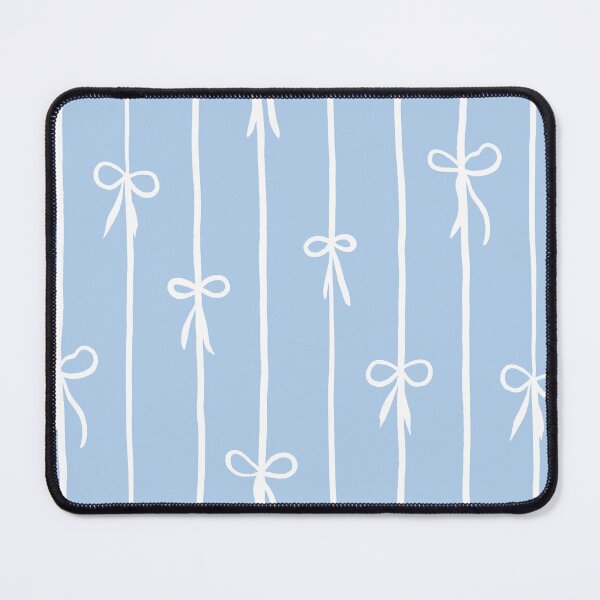 Item preview, Ribbon ties - Bloom and Bow - blue white designed and sold by Stephanie Fiona Design.