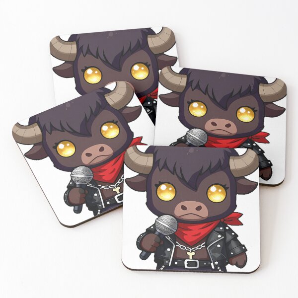 Item preview, Gothic Bison Rockstar with Bandana designed and sold by IllumeInk.