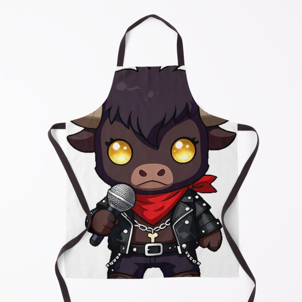 Item preview, Gothic Bison Rockstar with Bandana designed and sold by IllumeInk.
