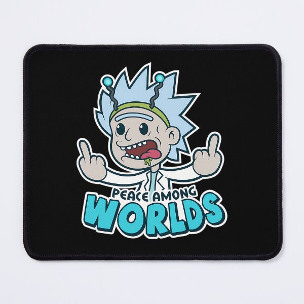 Item preview, Peace Among Worlds Rick and Morty Finger Emoji designed and sold by Hbhshop.