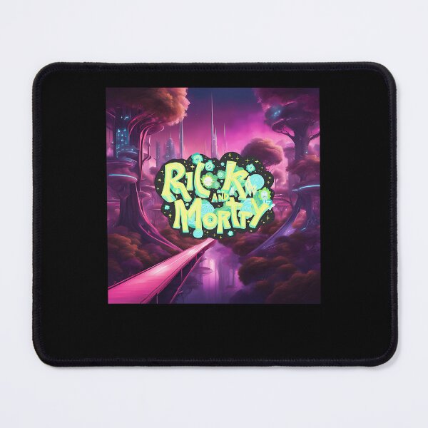 Item preview, Rick and Morty Alien Planet Sci-Fi Landscape designed and sold by Hbhshop.