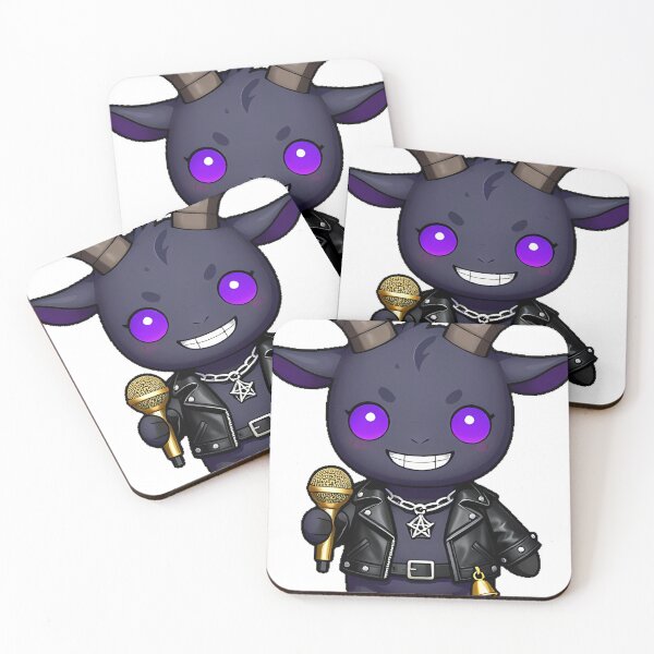 Item preview, Gothic Goat Rockstar with Silver Chain designed and sold by IllumeInk.