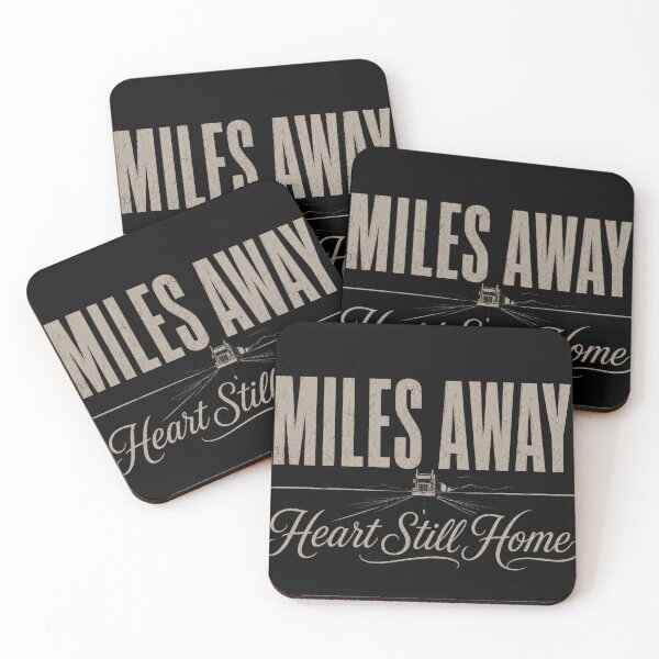 Item preview, Miles Away Heart Still Home Trucker Artwork designed and sold by Haque Desigens.