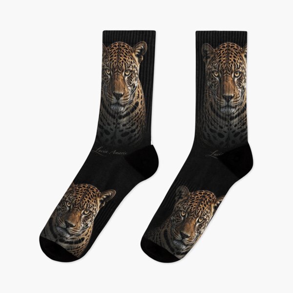 Item preview, Silent Majesty – Fine Art Animal Portraits - Jaguar color designed and sold by Lucia Amaris Art.