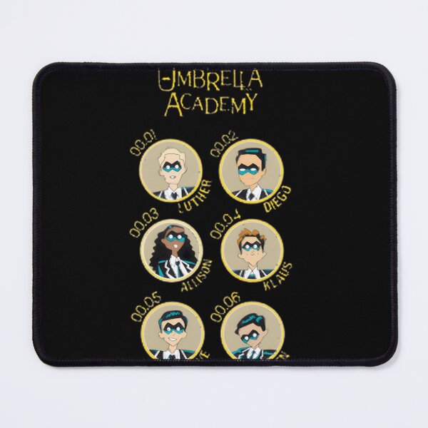 Item preview, Umbrella Academy Characters Cartoon Art designed and sold by RicoTurcotte.