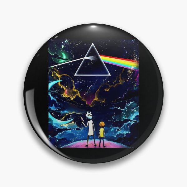 Item preview, Rick and Morty Pink Floyd Dark Side of the Moon Mashup designed and sold by Hbhshop.