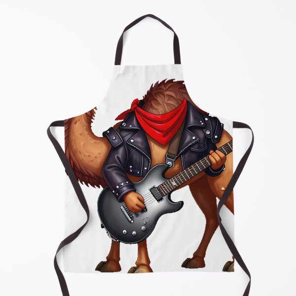 Item preview, Gothic Camel Rockstar with Silver Guitar designed and sold by IllumeInk.