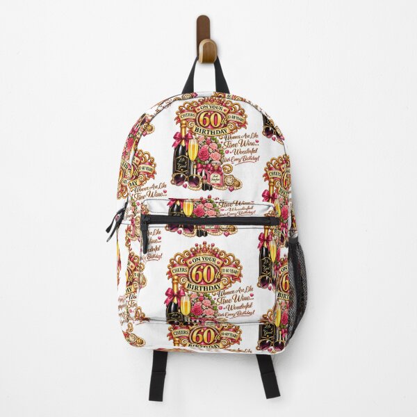 Item preview, 60th Birthday – Women Are Like Fine Wine, Simply Wonderful With Every Birthday designed and sold by Clothes With Smiling Animals Walt Gral.