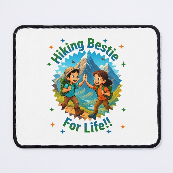 Item preview, Hiking bestie for life designed and sold by PrintSparkDesigns.