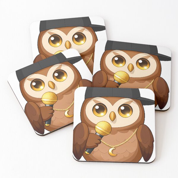 Item preview, Cute Owl Rapper with Snapback designed and sold by pumsquare.