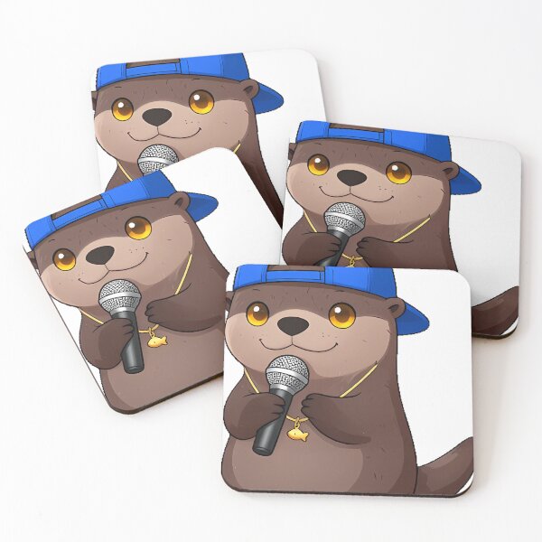 Item preview, Cute Otter Rapper with Gold Chain designed and sold by pumsquare.