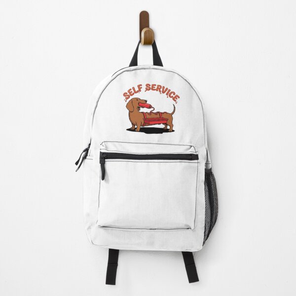 Item preview, Dachshund Squeezing Ketchup Hot Dog Self Service designed and sold by Rare By Hero.