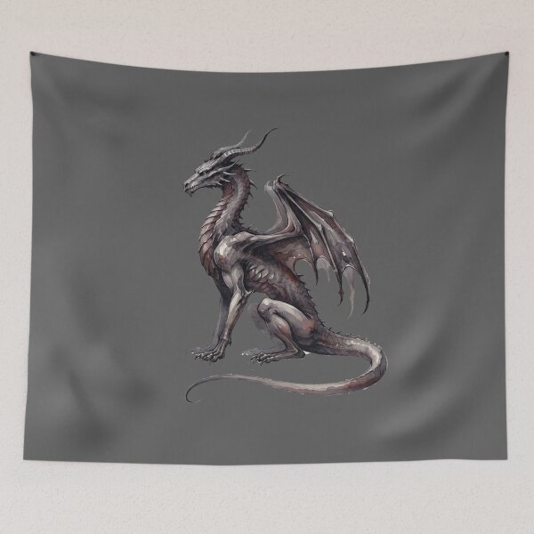 Item preview, Draconic Grimoire - Vintage Dragon Art designed and sold by GrabaHuk.