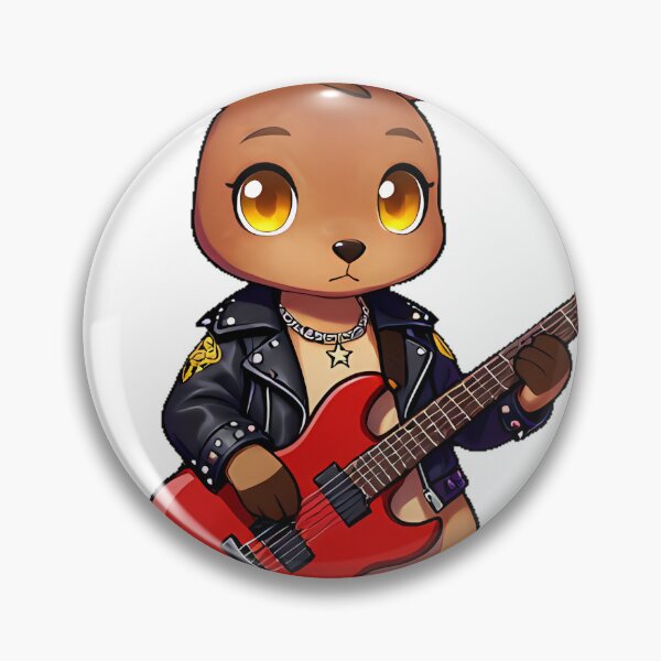 Item preview, Gothic Kangaroo Rockstar with Electric Guitar designed and sold by IllumeInk.