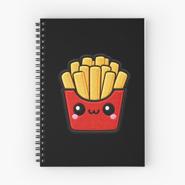 Item preview, Kawaii French Fries Embroidery Patch Illustration designed and sold by ColorSplash123.