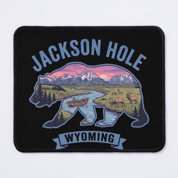 Item preview, Jackson Hole Wyoming Bear Outline designed and sold by Milasneeze.