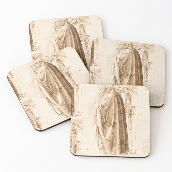 Item preview, Cloaked Figures with Keys Ink Study designed and sold by artofuniverse.