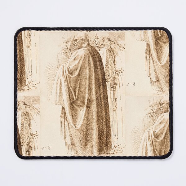Item preview, Cloaked Figures with Keys Ink Study designed and sold by artofuniverse.