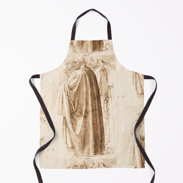 Item preview, Cloaked Figures with Keys Ink Study designed and sold by artofuniverse.