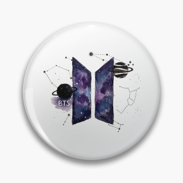 Item preview, Bangtan Boys BTS Galaxy Universe Logo Art Work designed and sold by imsoyoon.