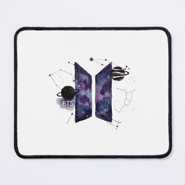Item preview, Bangtan Boys BTS Galaxy Universe Logo Art Work designed and sold by imsoyoon.