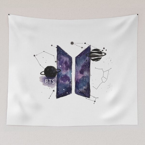 Item preview, Bangtan Boys BTS Galaxy Universe Logo Art Work designed and sold by imsoyoon.