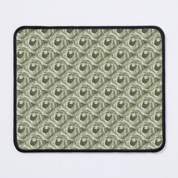 Item preview, Abstract Circle Pattern in Green and White designed and sold by Artistestella.