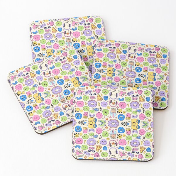 Item preview, Snack Attack Club | Cute Gen Z Cartoon Seamless Pattern | Fun Unisex Aesthetic designed and sold by AP Digi Store.