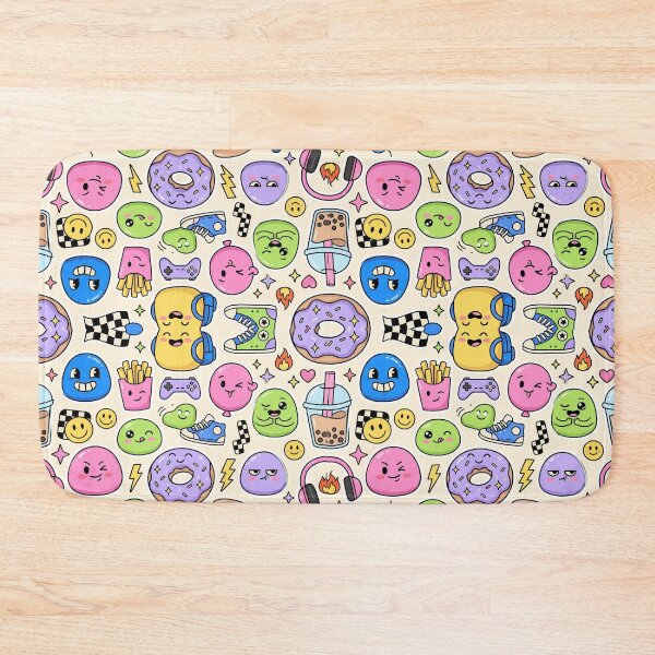 Item preview, Snack Attack Club | Cute Gen Z Cartoon Seamless Pattern | Fun Unisex Aesthetic designed and sold by AP Digi Store.