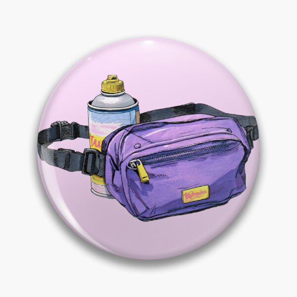 Item preview, Retro Purple Fanny Pack Illustration designed and sold by jianina-alondra.