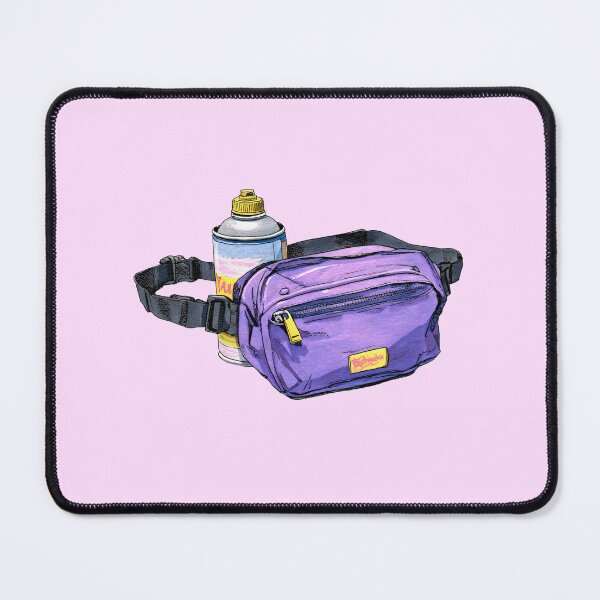 Item preview, Retro Purple Fanny Pack Illustration designed and sold by jianina-alondra.