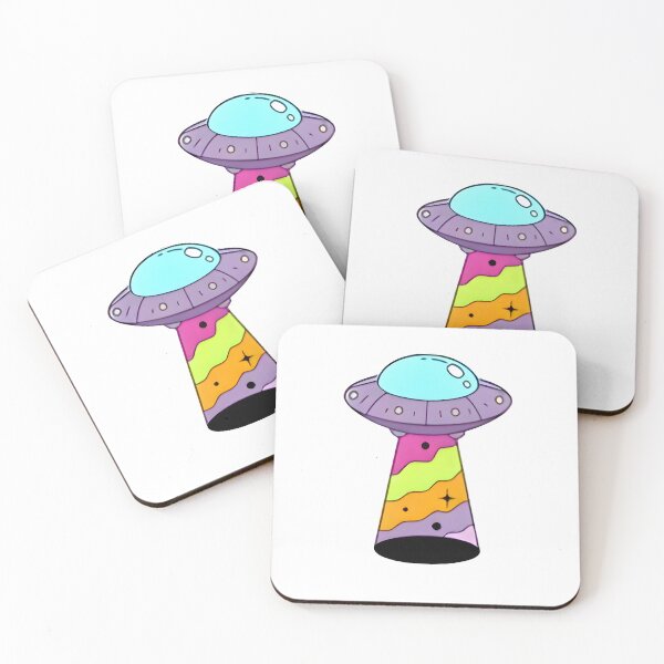 Item preview, Psychedelic Rainbow UFO Space Beam T-Shirt designed and sold by FestivityFinds.