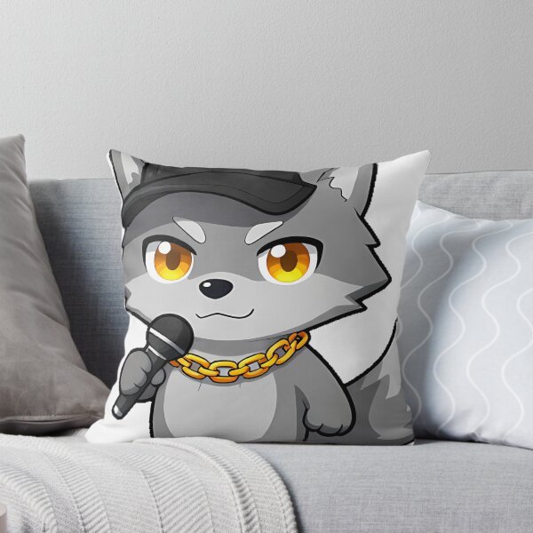 Item preview, Cute Grey Wolf Rapper with Snapback designed and sold by pumsquare.
