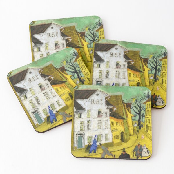 Item preview, Carnival in Arcueil - 1911 by Lyonel Feininger - Bauhaus Movement designed and sold by namikikkik.