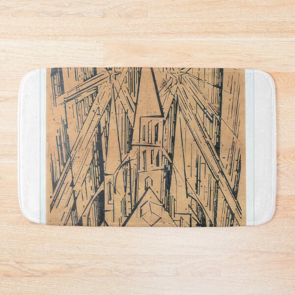Item preview, Cathedral of Socialism - 1919 by Lyonel Feininger - Bauhaus Movement designed and sold by namikikkik.